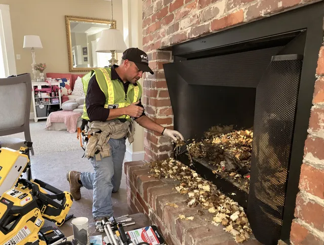 Safe screening installation by Kannapolis Chimney Sweep in Kannapolis, NC
