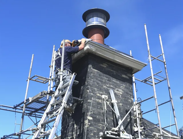 Sturdy chimney crown finished by Kannapolis Chimney Sweep in Kannapolis, NC