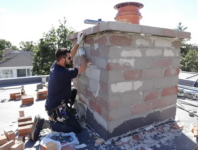 Advanced chimney repair process by Kannapolis Chimney Sweep in Kannapolis, NC
