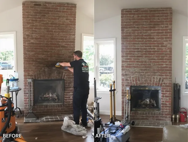 Finished chimney sweeping service by Kannapolis Chimney Sweep in Kannapolis, NC