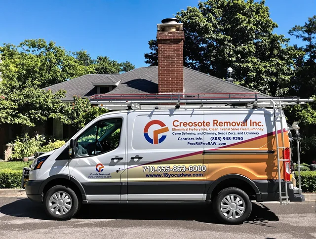 Kannapolis Chimney Sweep technician removing creosote safely in Kannapolis, NC