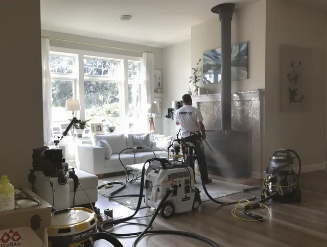 Soot removal service by Kannapolis Chimney Sweep for a fireplace in Kannapolis, NC